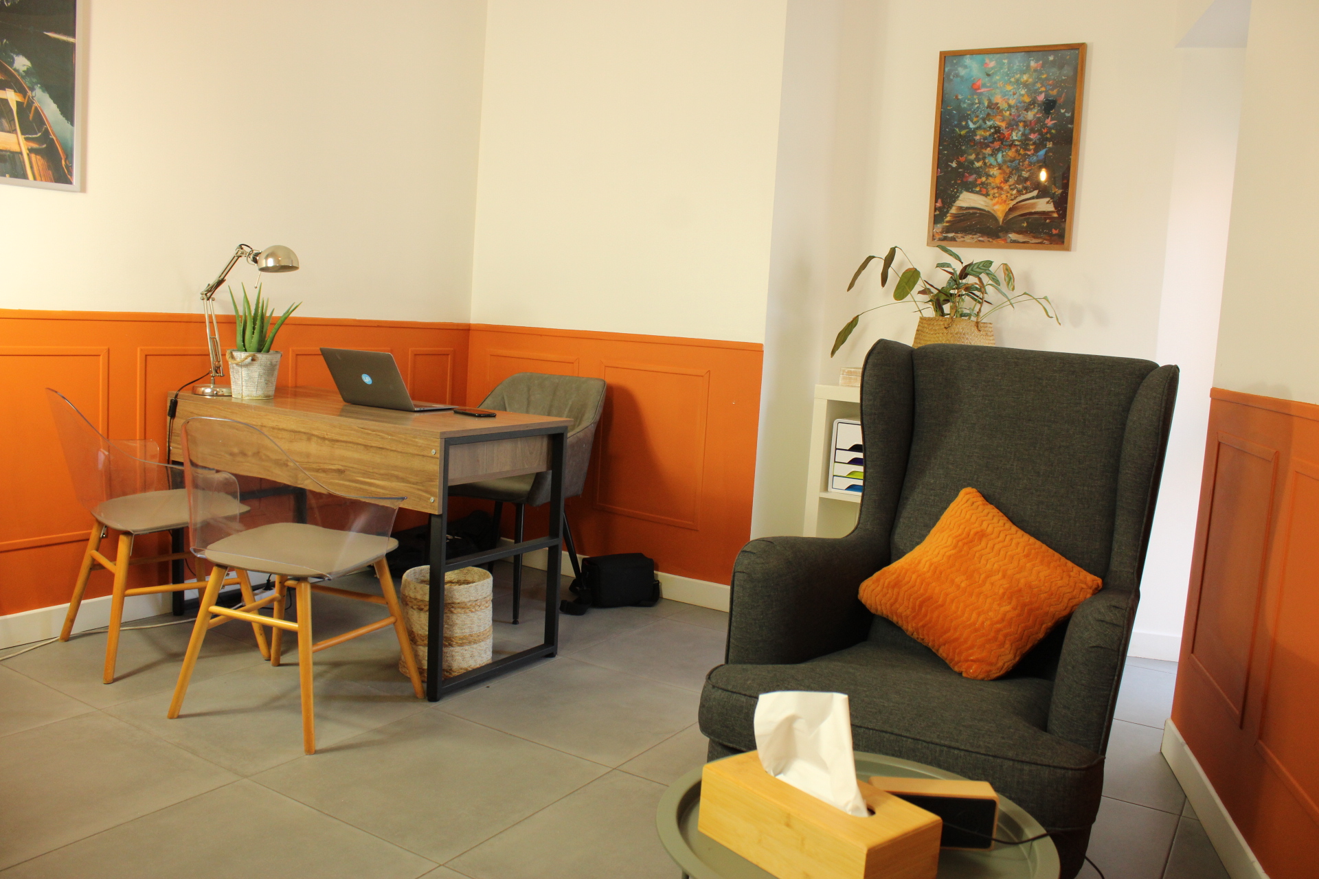 Vue principale du Cabinet orange INKEYO