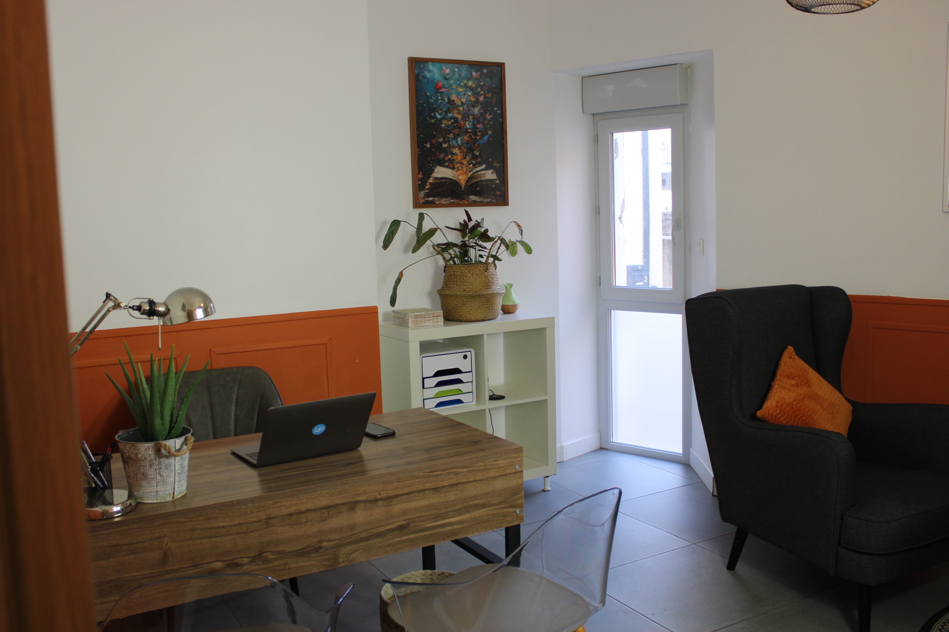 Coin thérapeutique du Cabinet orange